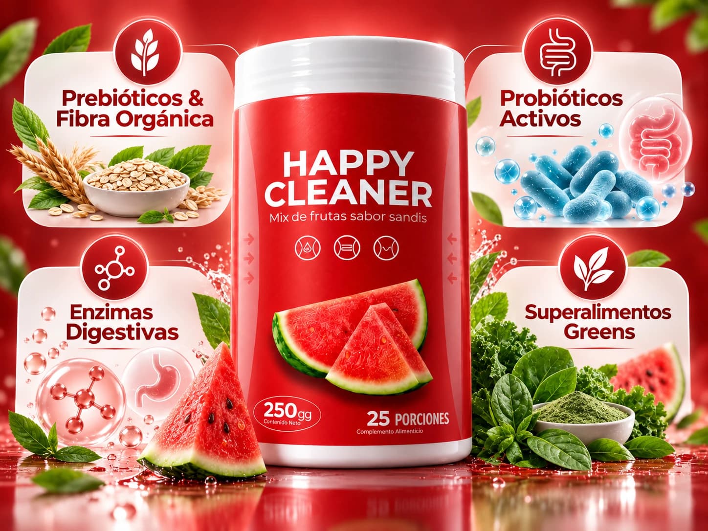 Ingredientes y fórmula de Happy Cleaner